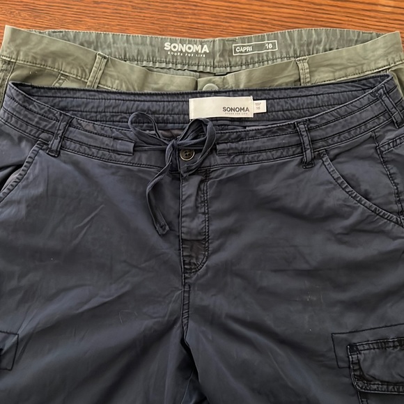 Sonoma Pants - Set of Two Sonoma Women’s Size 16 Capris.